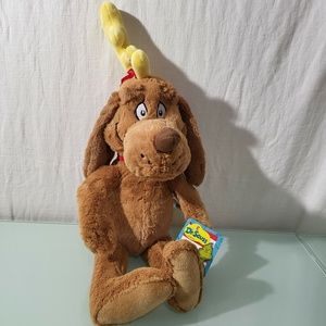 NWT DR SEUSS HOW THE GRINCH STOLE CHRISTMAS 23" MAX THE DOG PLUSH STUFFED ANIMAL